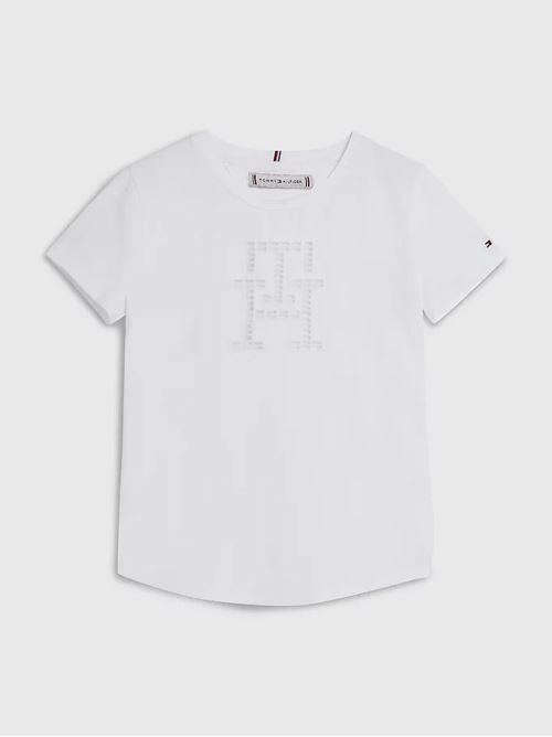 MONOGRAM LOGO TEE S/S TOMMY HILFIGER | KG0KG07259J/YBR